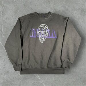 Inaka Power Sweatshirt Mens Large Grey Ape Gym Crewneck Pullover Activewear Pump